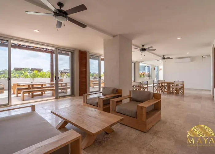 Apartamento Nhoa 103a Lux 2br Pool Access In Aldea Zama